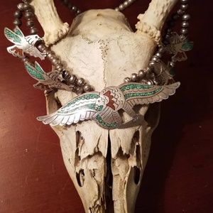 Vintage Native American Eagle Necklace